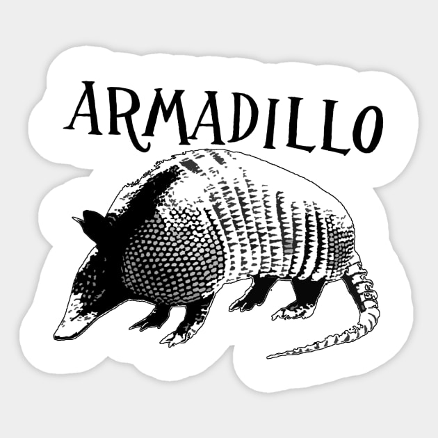 Armadillo Sticker by SimpleJeff